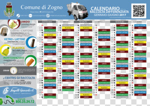 Zogno Calendario 2017 1   Png Download   Calendario Raccolta Differenziata Ciserano 2018  Transparent Png