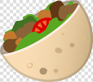 Stuffed Flatbread Icon   Stuffed Flatbread Emoji  HD Png Download