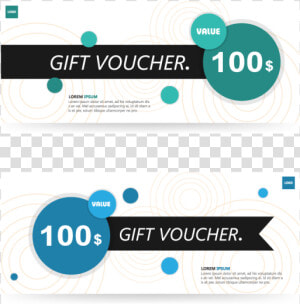 Colorful Gift Voucher Template With Colorful Pattern   Design Discount Coupons  HD Png Download