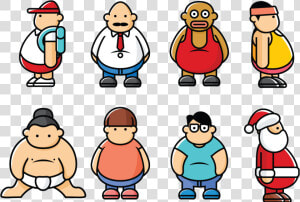 Fat Guys Vector   Fat Guy Vector  HD Png Download