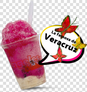 Delicioso Raspado A Base De Jarabe De Grosella Con   Raspados Glorias De Veracruz  HD Png Download