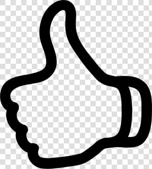 Thumb Up Outline Symbol   Thumbs Up Outline Png  Transparent Png