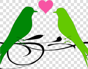 Love Birds Clipart Love Birds Clip Art At Clker Vector   Heart Love Birds Clipart Png  Transparent Png