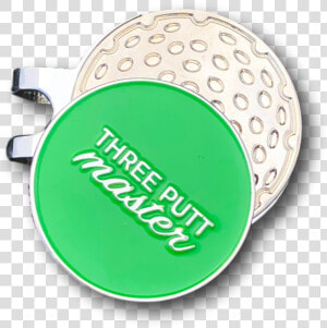 Three Putt Master Hat Clip W  Ball Marker   Circle  HD Png Download