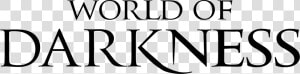 Worldofdarkness5e   World Of Darkness Logo  HD Png Download