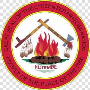 Citizen Potawatomi Nation Seal  HD Png Download