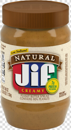 Jif Natural Peanut Butter  HD Png Download