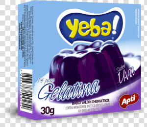 Gelatina Yeba Uva  HD Png Download