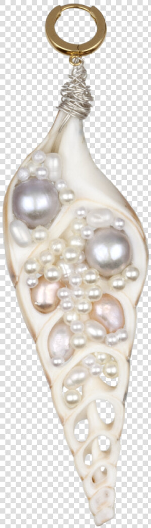 Spice Up Your Life Shell Pearls Earring Wald Berlin   Pearl  HD Png Download