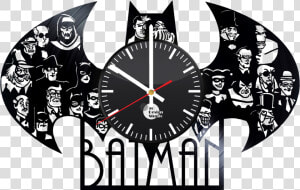 Batman Arkham Knight Handmade Vinyl Record Wall Clock   Batman Arkham Knight Wall Clock  HD Png Download