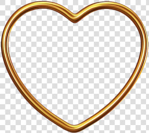 Picture Frames Heart Frame Image Clip Art   Gold Heart Frame Png  Transparent Png