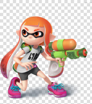 Inkling Girl Png   Inkling Super Smash Bros Ultimate  Transparent Png