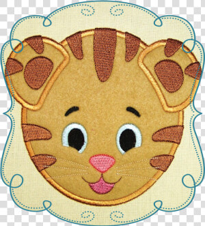 Damion Tiger   Daniel Tiger Head Embroidery Design  HD Png Download