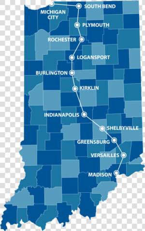 Almost All Of The The Michigan Road S Original Route  HD Png Download