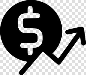 Statistics Rising Svg Png   Money Statistics Black Icons  Transparent Png