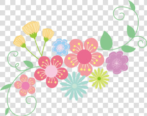  ftestickers  clipart  springtime  flowers  corner   Flower Corner Border Clipart  HD Png Download