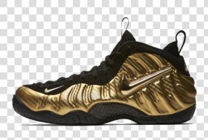 Air Foamposite Pro Metallic Gold  HD Png Download