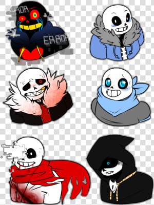 Felt Like Drawing Sans  All Kinds Of Sans   Undertale  HD Png Download