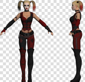 Download Zip Archive   Batman Arkham City Harley Quinn Model  HD Png Download