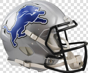 Detroit Lions Revolution Speed Authentic Helmet   Detroit Lions Football Helmets  HD Png Download