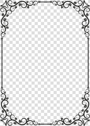 Filigree Border Png   Card Border Design Png  Transparent Png