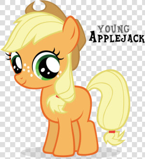 Pony Clipart Apple Jack   My Little Pony Small  HD Png Download