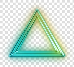 Triangle Transparent Neon   Clear Background Triangle Png  Png Download