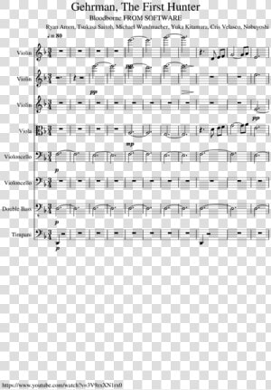 Bloodborne Cello Sheet Music  HD Png Download