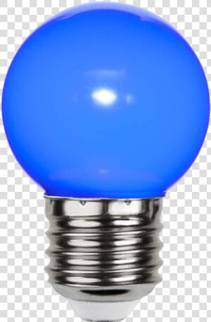 Led Lamp E27 G45 Outdoor Lighting   Blue Colour Bulb Png  Transparent Png