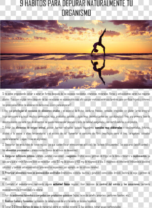 Yoga Silhouette In Sunset   3 Legged Wheel Pose  HD Png Download