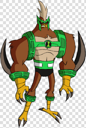 Ben 10 Chicken Hawk   Ben 10 Omniverse Alien Kickin Hawk  HD Png Download