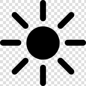 Sunlight   Brightness Icon  HD Png Download