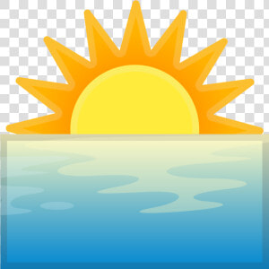 Sunrise Icon   Sunrise Emoji  HD Png Download