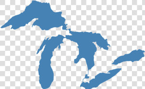 Michigan Great Lakes Outline Clipart   Png Download   Clip Art Great Lakes  Transparent Png