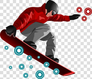 Snowboarding Jumping Png Transparent  Png Download