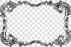 Fancy Frame Clip Art N18 Free Image   Black And White Design Png  Transparent Png