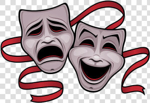 Comedy And Tragedy Masks Png  Transparent Png