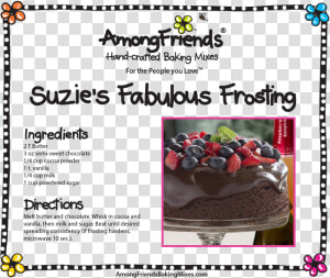 Suzie S Fab Frosting   Chocolate Cake  HD Png Download