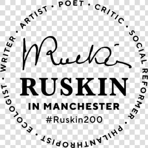 Ruskin In Mcr Round Logo Black  HD Png Download