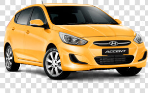 Premium Compact Hyundai Accent Yellow V2   Hyundai Accent Sport Hatchback 2017  HD Png Download