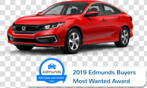 2019 Honda Civic Sedan Edmunds Award Image   2019 Civic Sedan 4 Door  HD Png Download