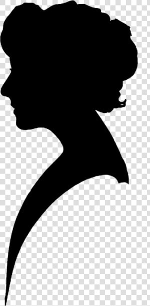 Silhouette Clipart Vintage Woman Silhouette Free Silhouette   Silhouette Woman Clipart Black And White  HD Png Download