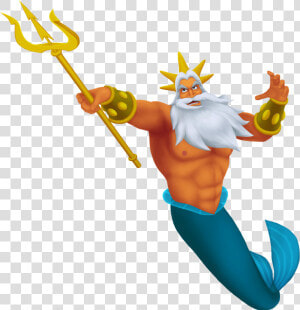 Welcome To The Wiki   King Triton Little Mermaid  HD Png Download