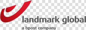 Landmark Global Courier Logo  HD Png Download