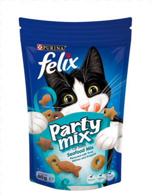 Felix Cat Party Ocean Mix Treats  HD Png Download