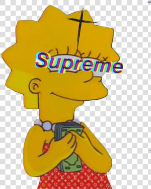 Simpsons Aesthetic Edits Pictures And Ideas On Carver   Aesthetic Lisa Simpson  HD Png Download