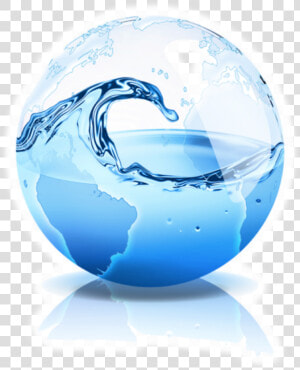  ftestickers  ball  circle  water  glowing   September 18 World Water Monitoring Day  HD Png Download