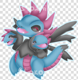 Hydreigon Chibi  HD Png Download