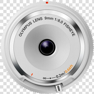 Olympus 9mm F8 Fisheye Body Cap Lens   Olympus 9mm F8 0 Fish Eye Body Cap Lens Bcl 0980 Black  HD Png Download