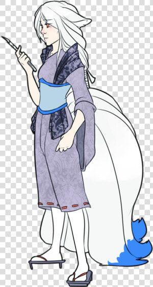 Shiny Ninetales Gijinka  HD Png Download